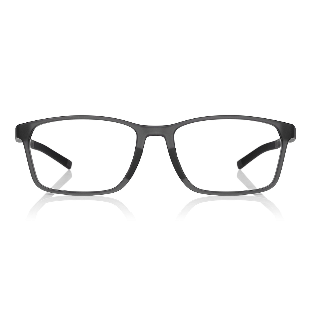 OWNDAYS | MOVE Matte Gray Full Rim Rectangle right side